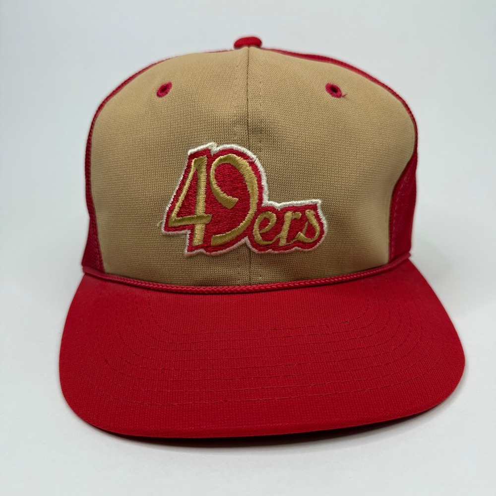 VTG San Fransisco 49ers Snapback Trucker‎ Hat Adult Adjustable Mesh Embriodered